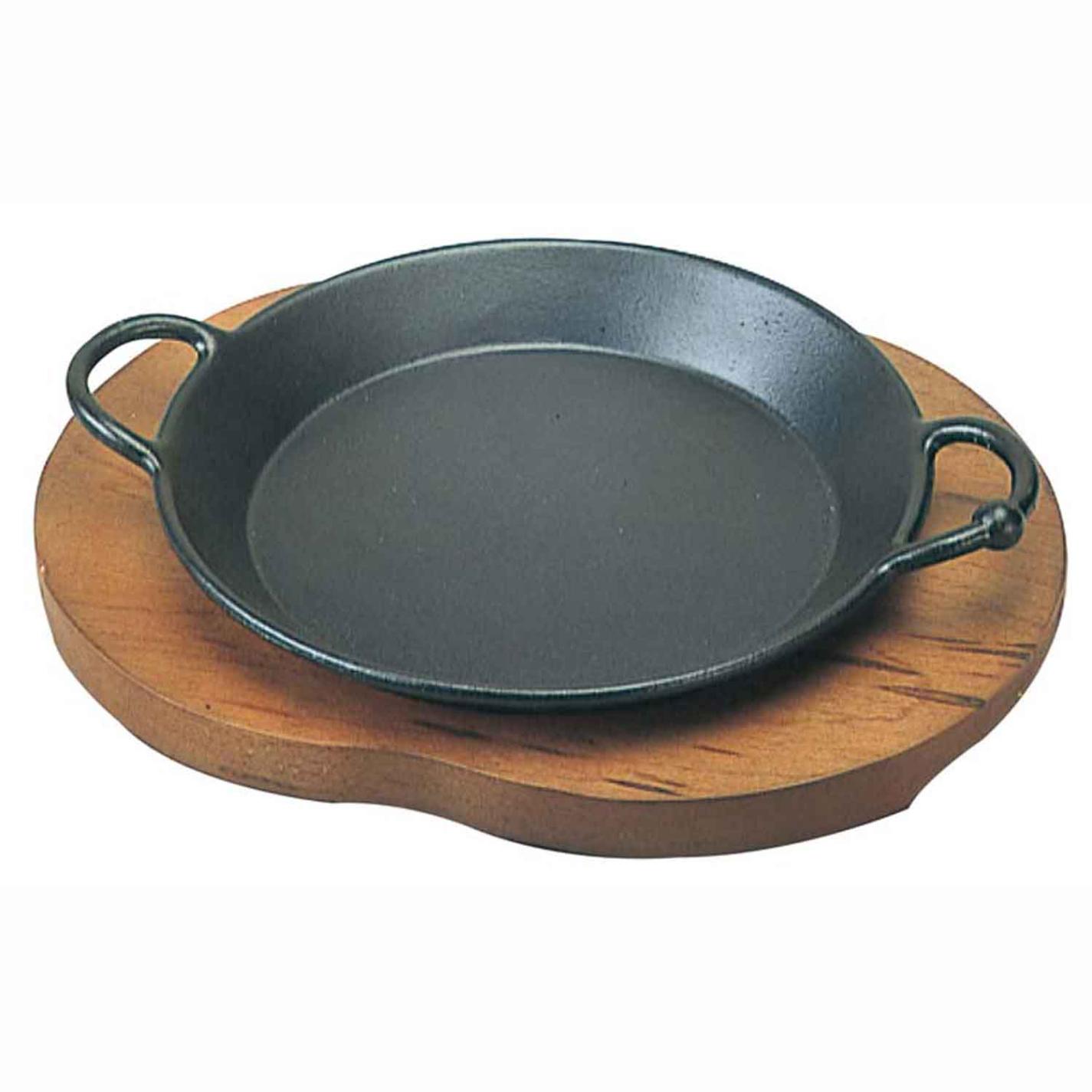 アサヒ 鉄 ステーキ皿 グルメパン 24cm A-203-48　直送
