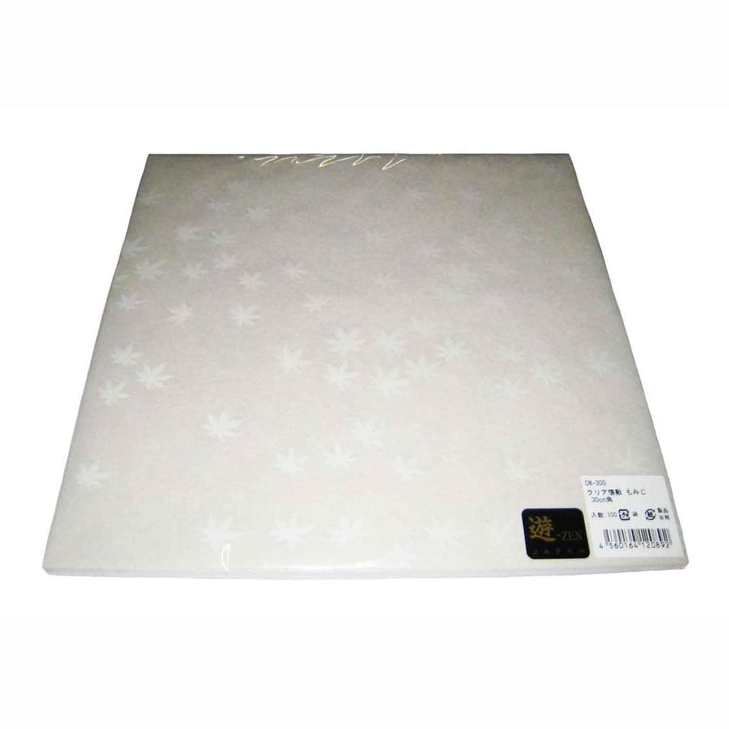 クリア懐敷 もみじ(100枚入)CM-300 無蛍光和紙　直送