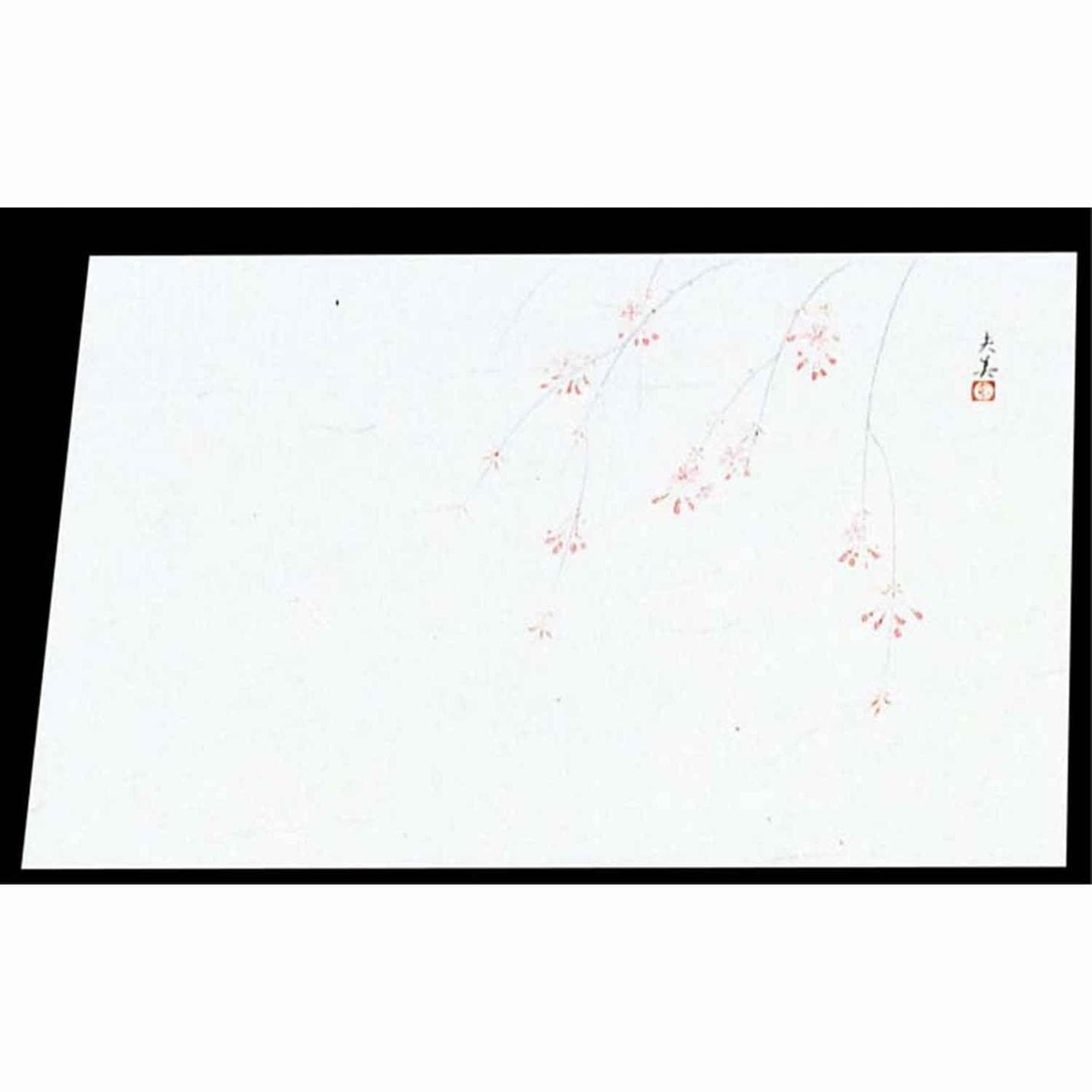 四季紙 萬寿(100枚入)M33-110 しだれ桜　直送