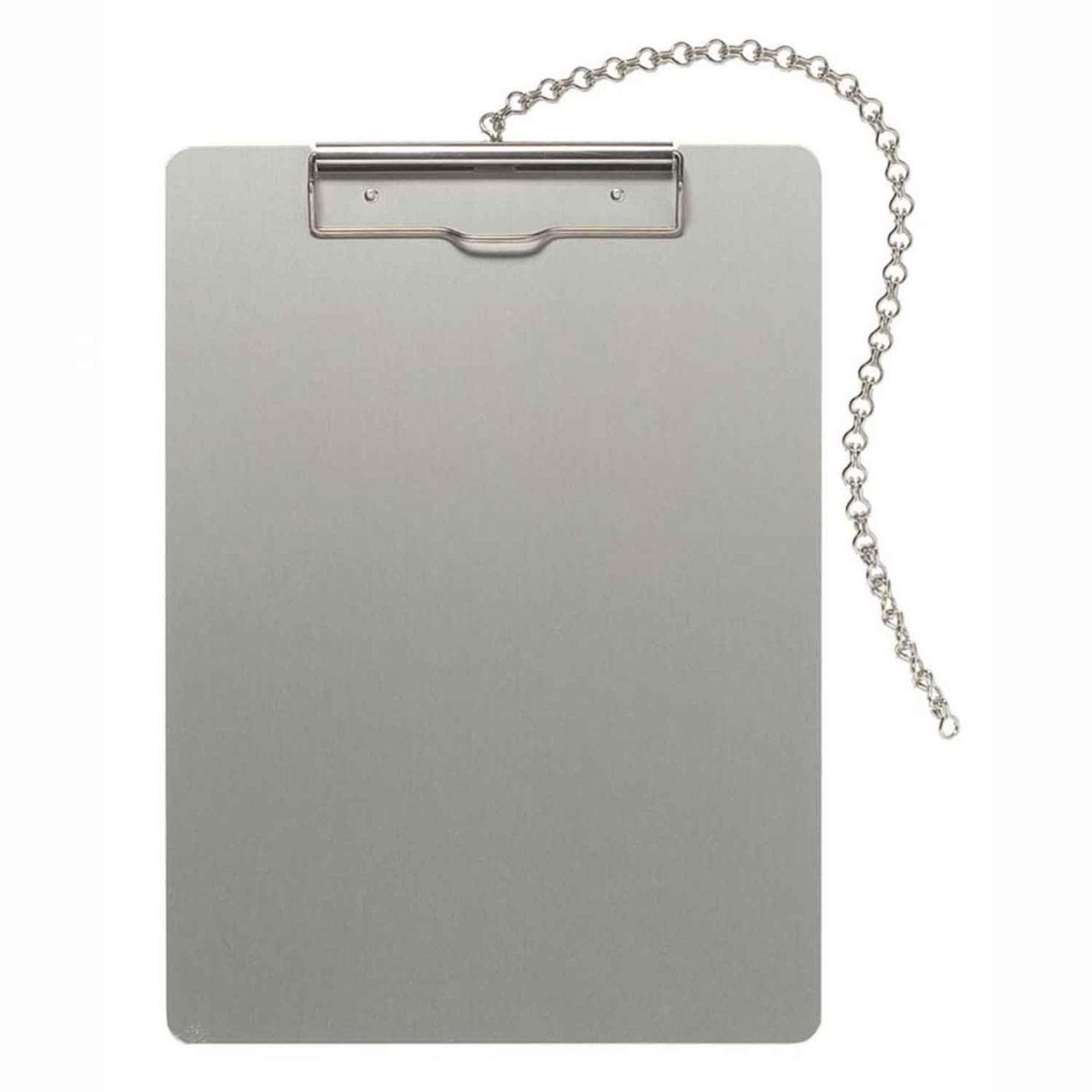 アルミクリップボード チェーン付 AS-A4E-C タテ　直送