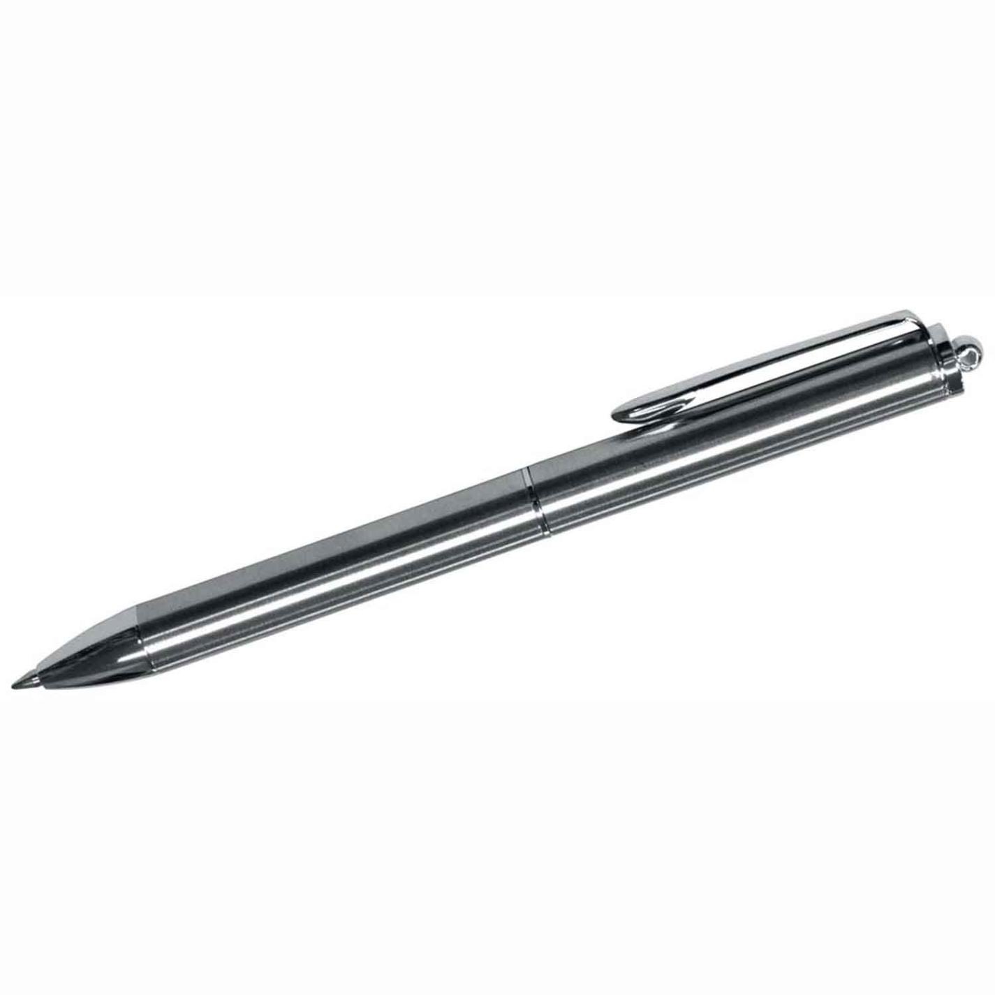 ステンレス2色ボールペン(クリップ付)KTB-117　直送