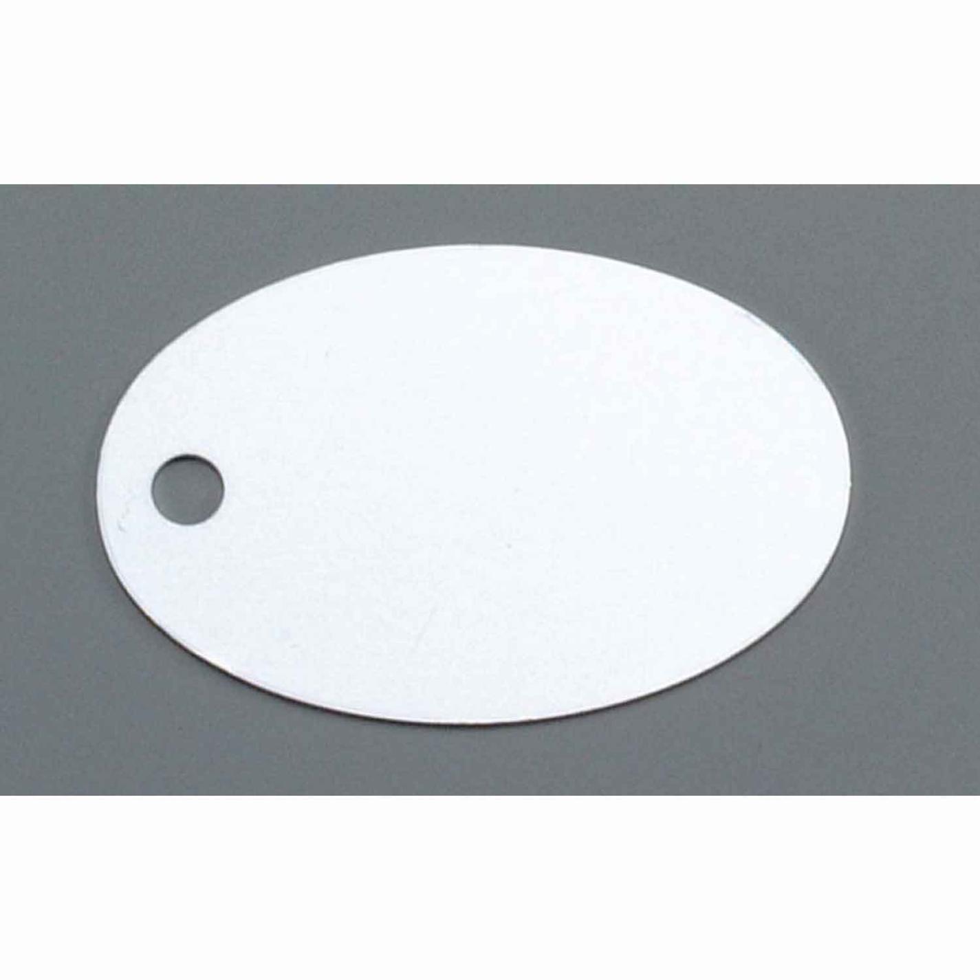 アルマイト ネームプレート小判型(100枚入)378-A　直送