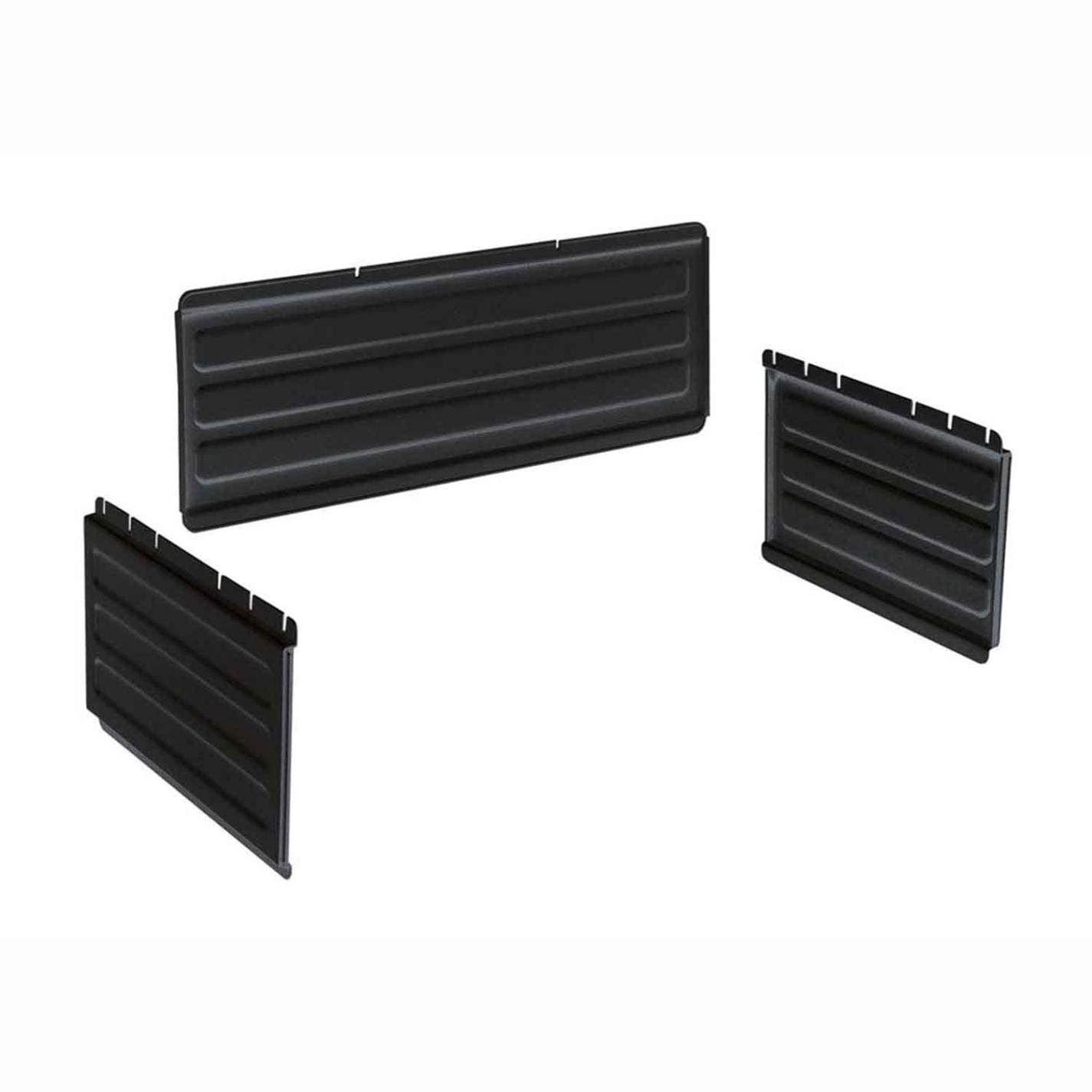 KDユーティリティーカートBC340KD用 シェルフパネルセット BC340KDP(110)ブラック　直送