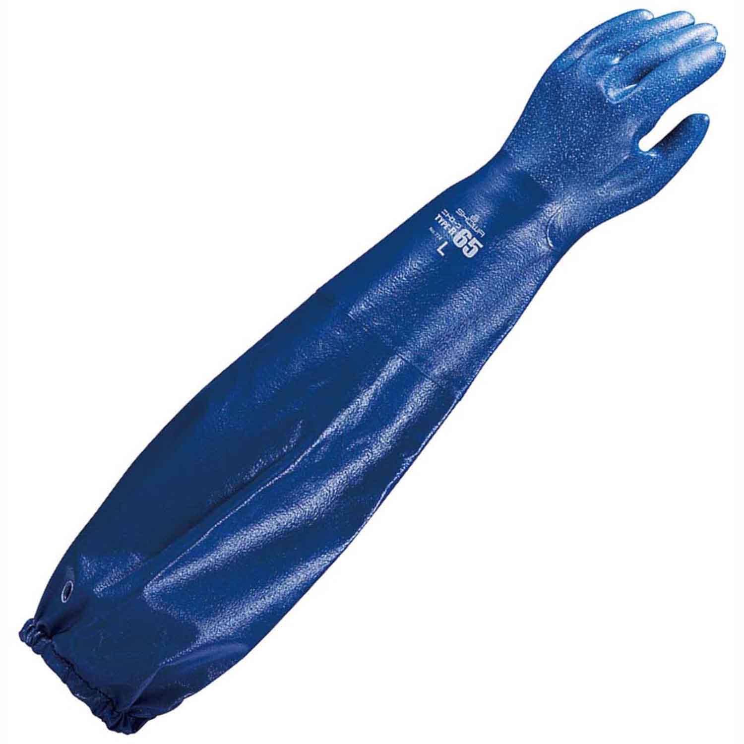 ショーワ 腕カバー付手袋 ニトローブTYPE-R65 №774 M　直送