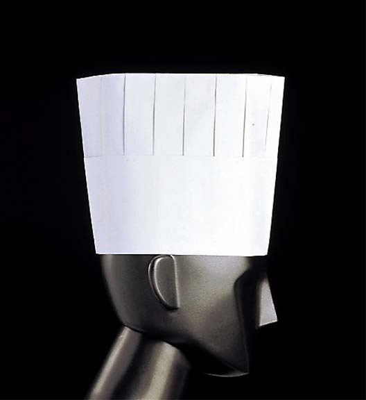 プリーツトック シェフハット(50枚入)A82110 H195　直送