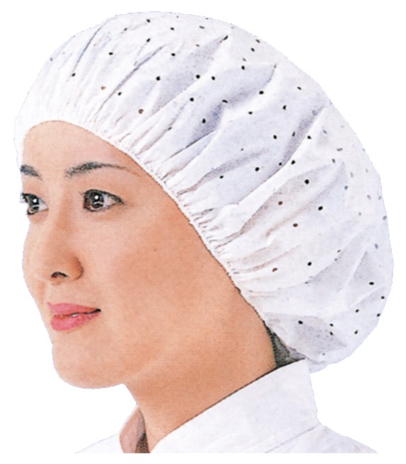 つくつく帽子(100枚入)EL-102W M ホワイト　直送