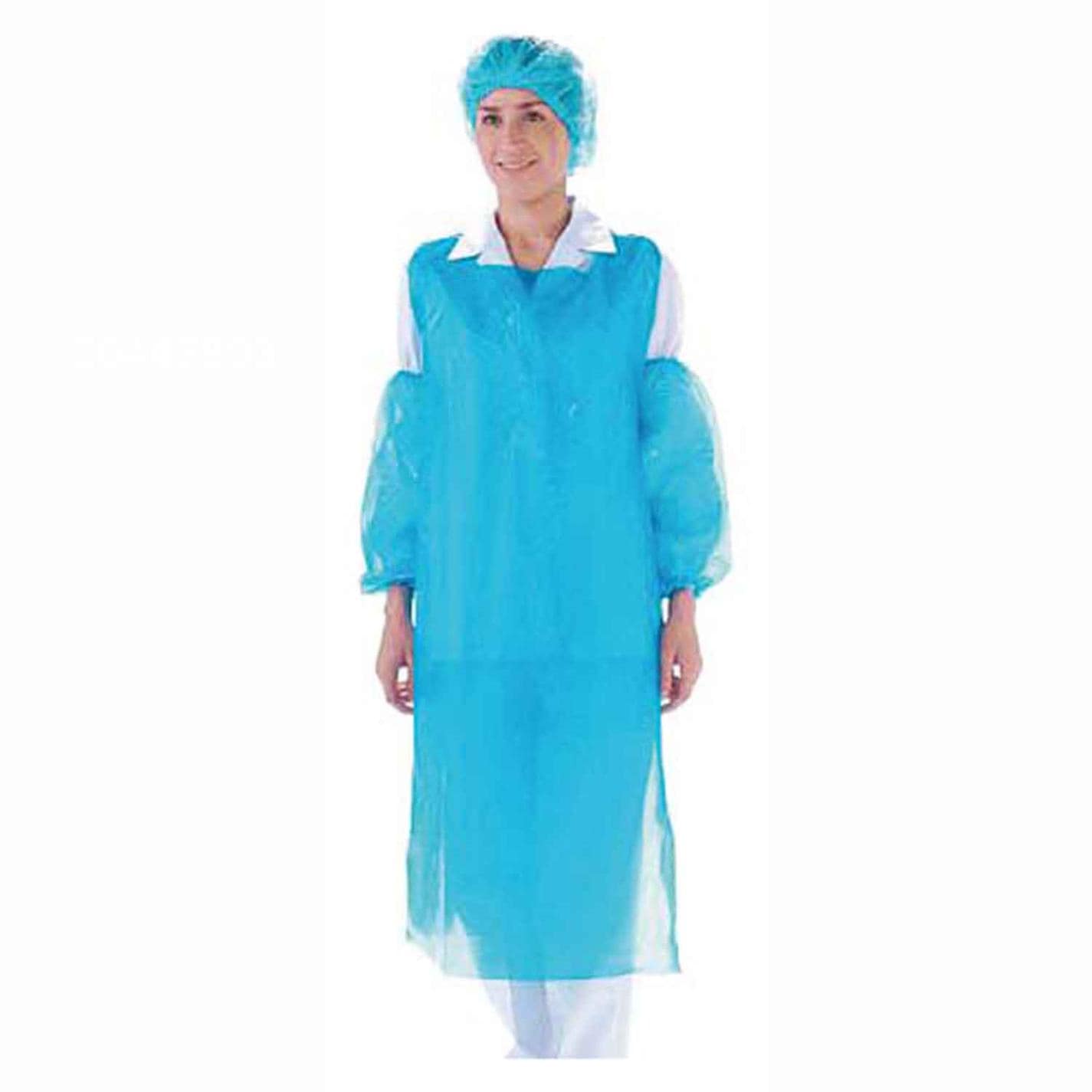 オーバースリーブ(腕カバー)(100枚入)AOS301B ブルー　直送