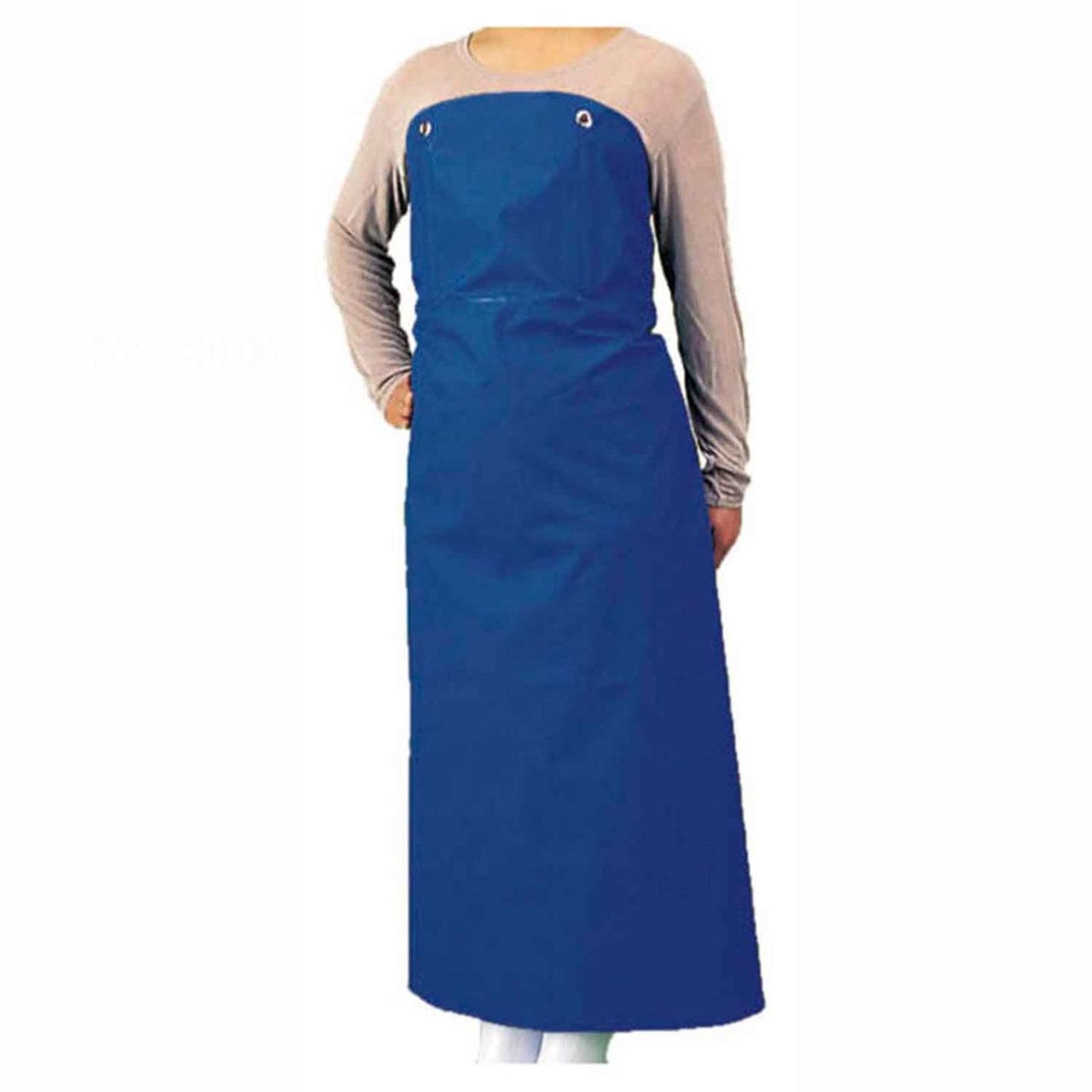 ワンタッチ防水 エプロン 紺 900×1150　直送