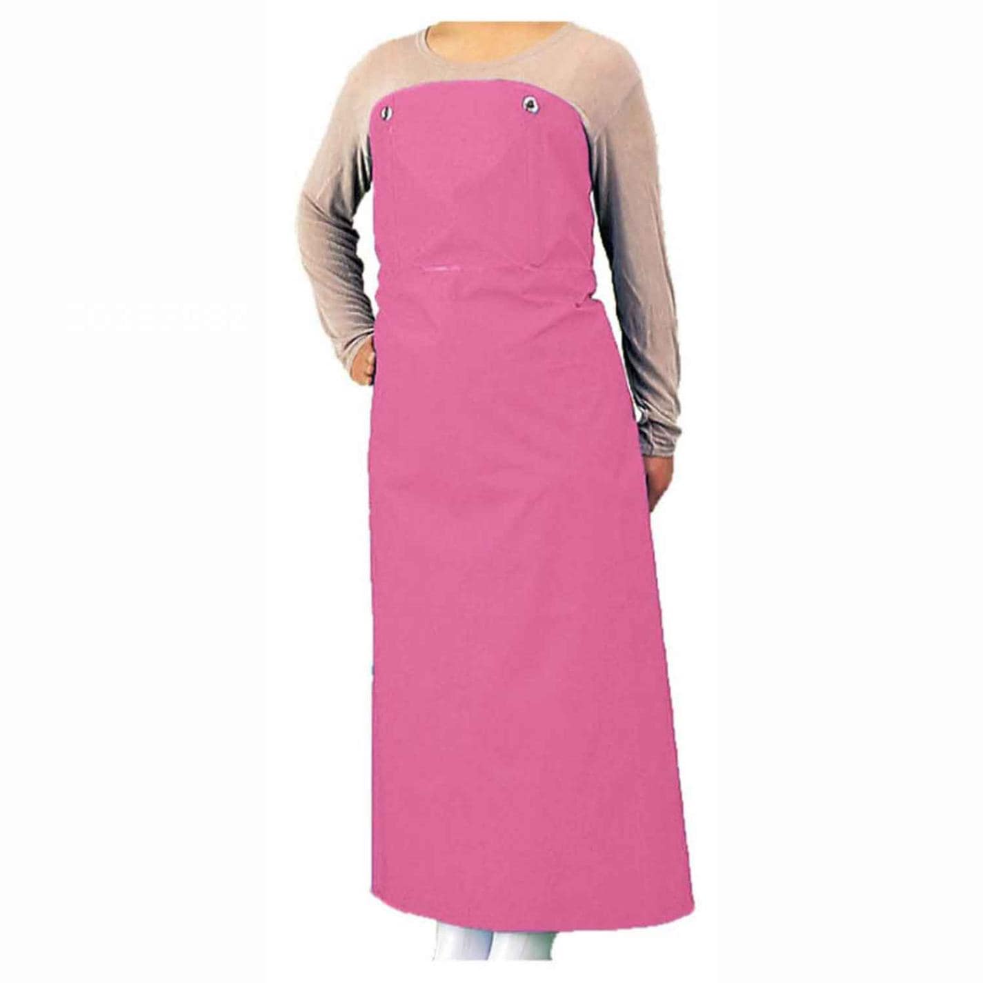 ワンタッチ防水 エプロン ピンク 900×1150　直送