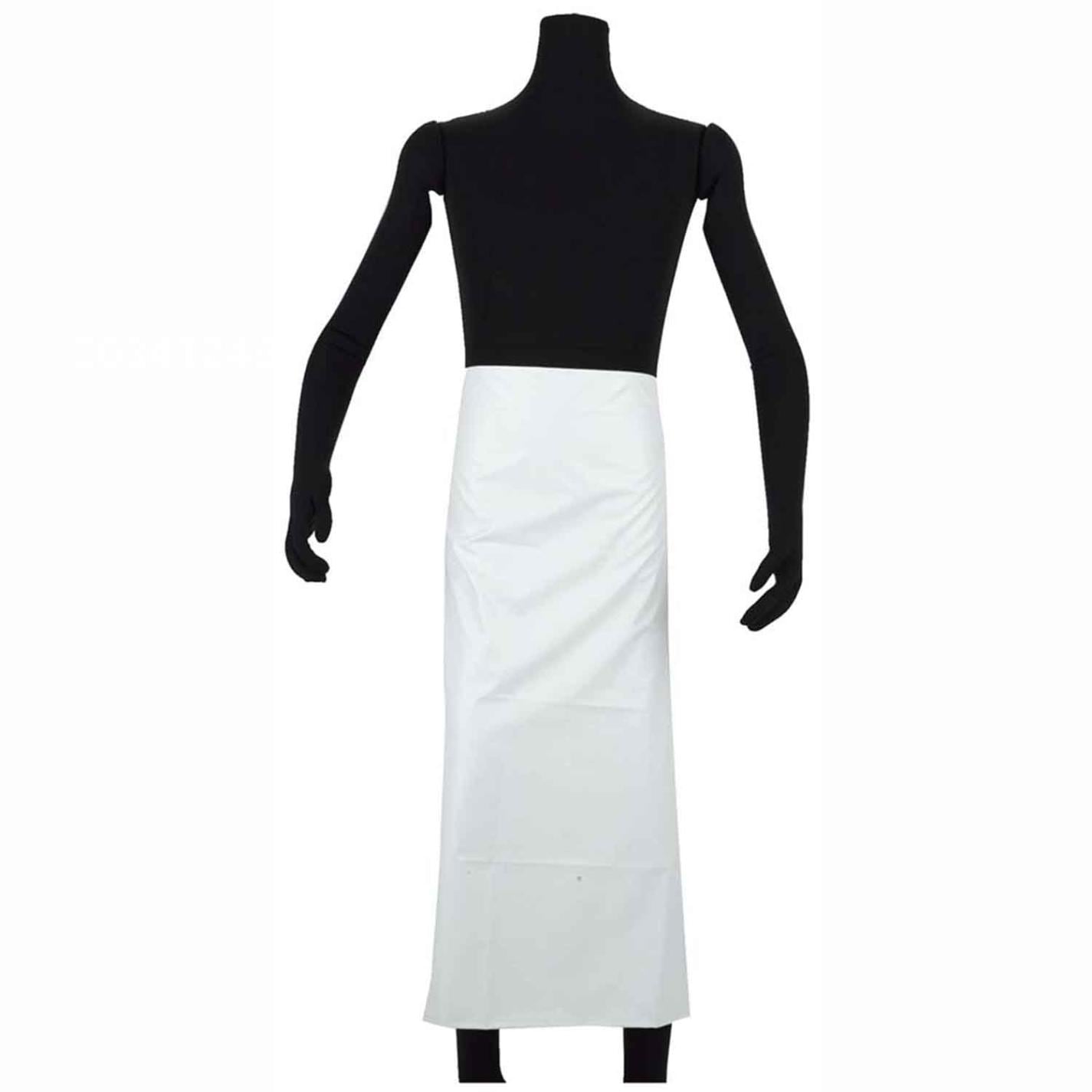 NBR 耐油ゴムエプロン腰下 AF-7100 S ホワイト　直送