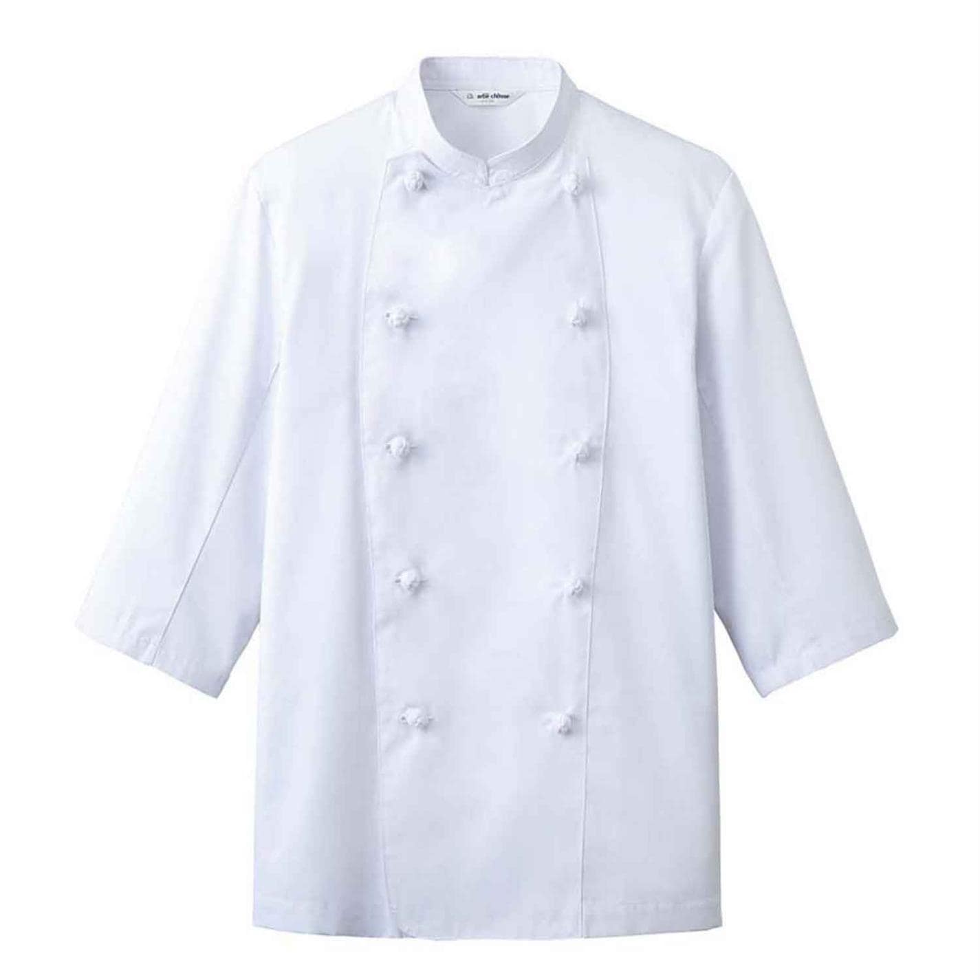 男女兼用コックコート(七分袖)AS-7828 LL　直送
