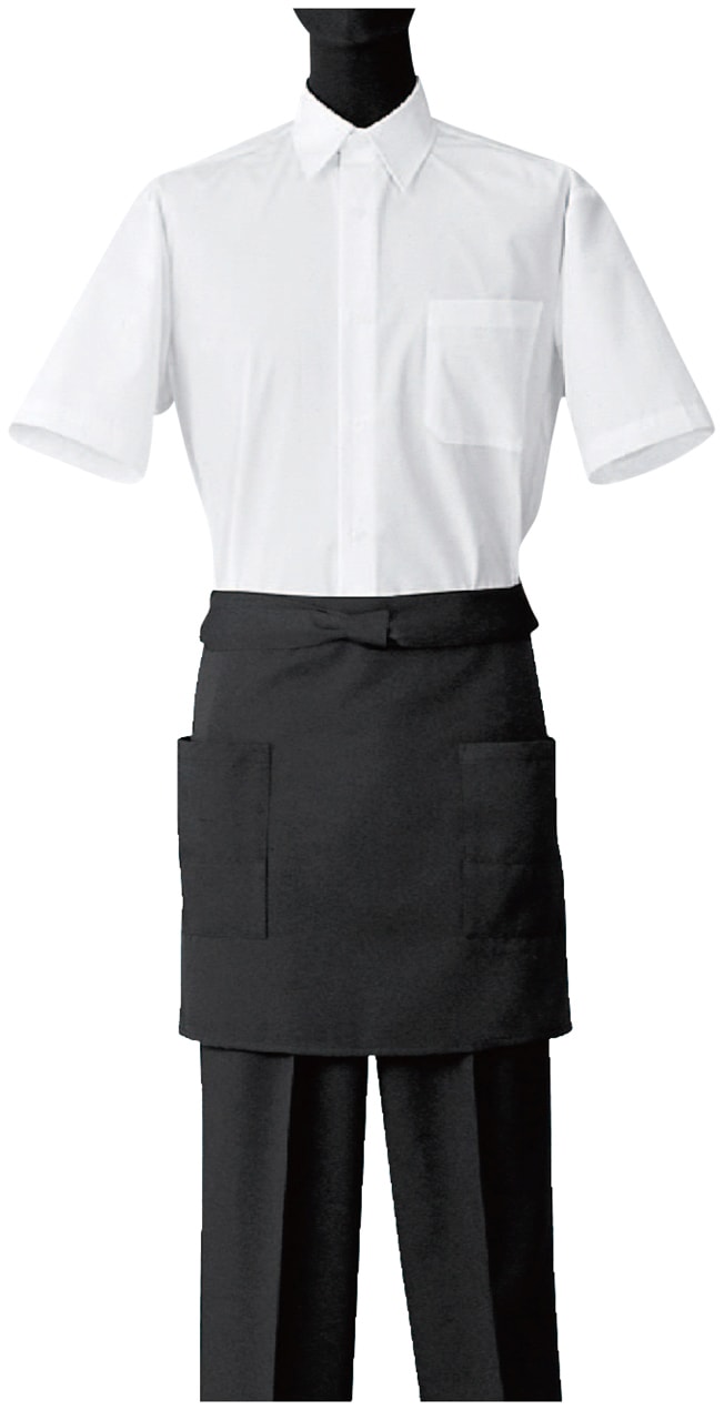 エプロン CT2523-9 ブラック フリー　直送