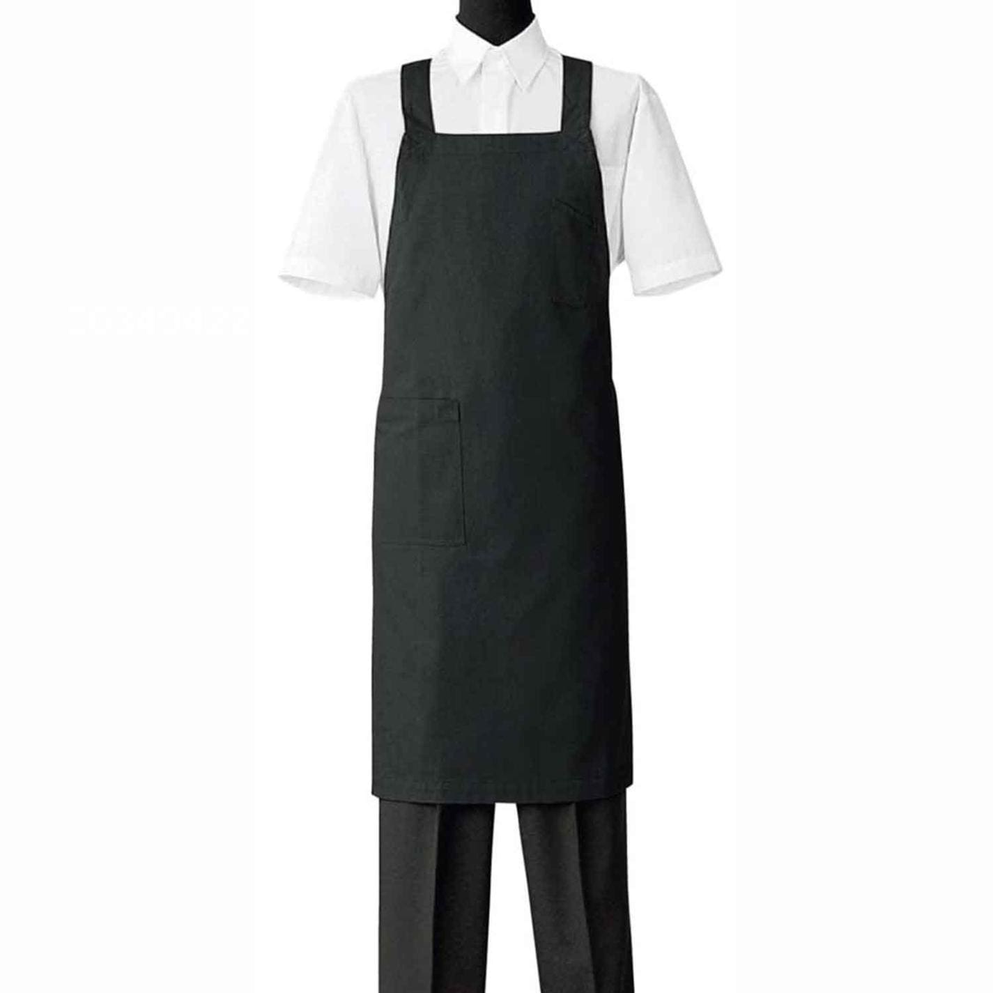 エプロン CT2498-9 ブラック　直送