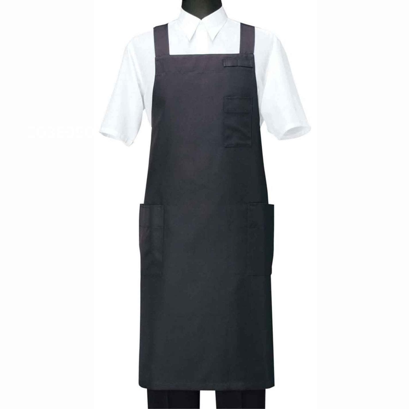 エプロン CT2566-9 ブラック M　直送