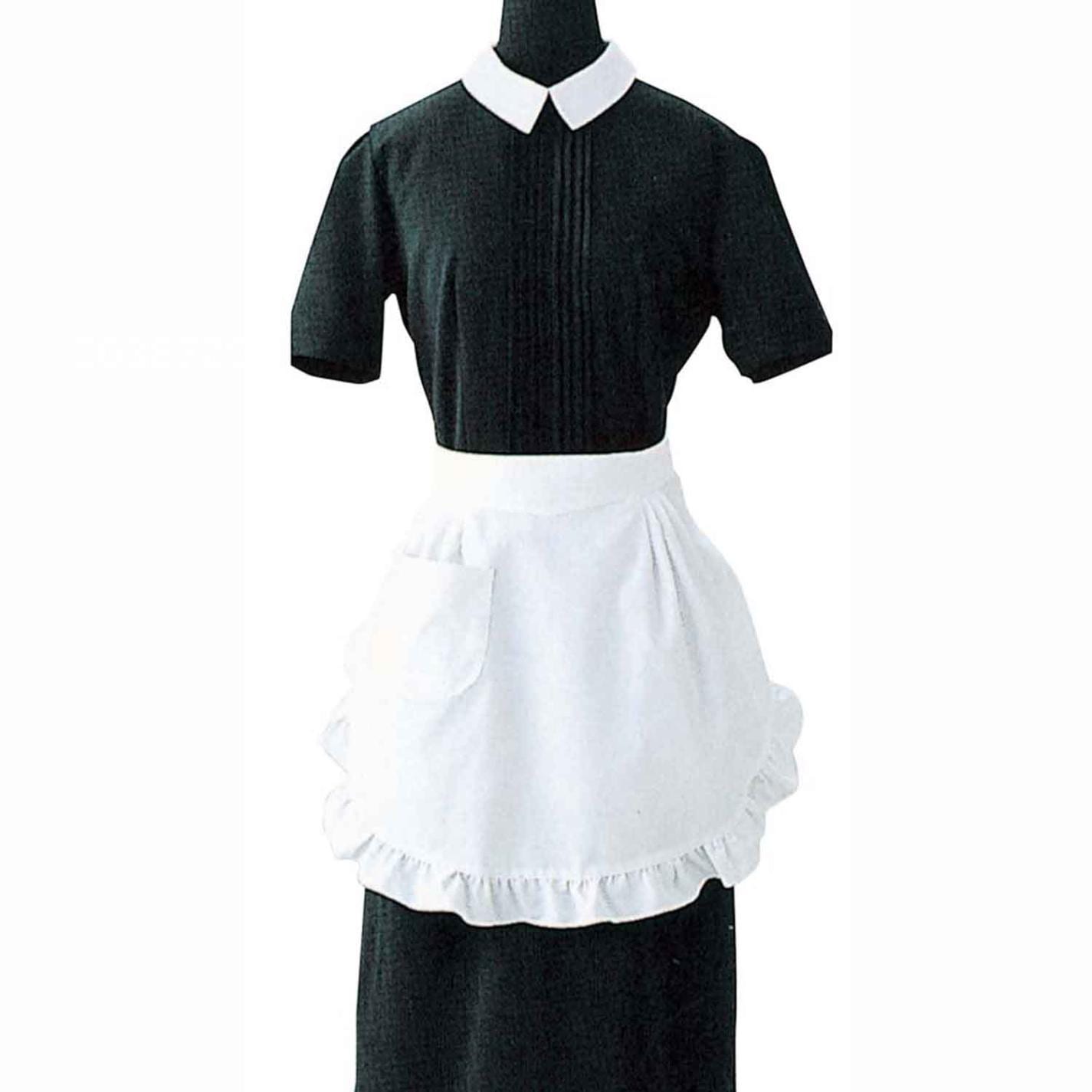 サロンエプロン JT4512-8 レギュラー ホワイト　直送