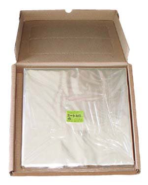 食肉用セロファン ミートセロ 300㎜角 2000枚　直送