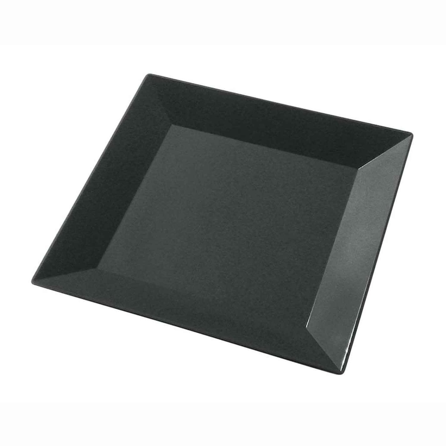 プラ容器 角皿 30(10枚入)黒　直送