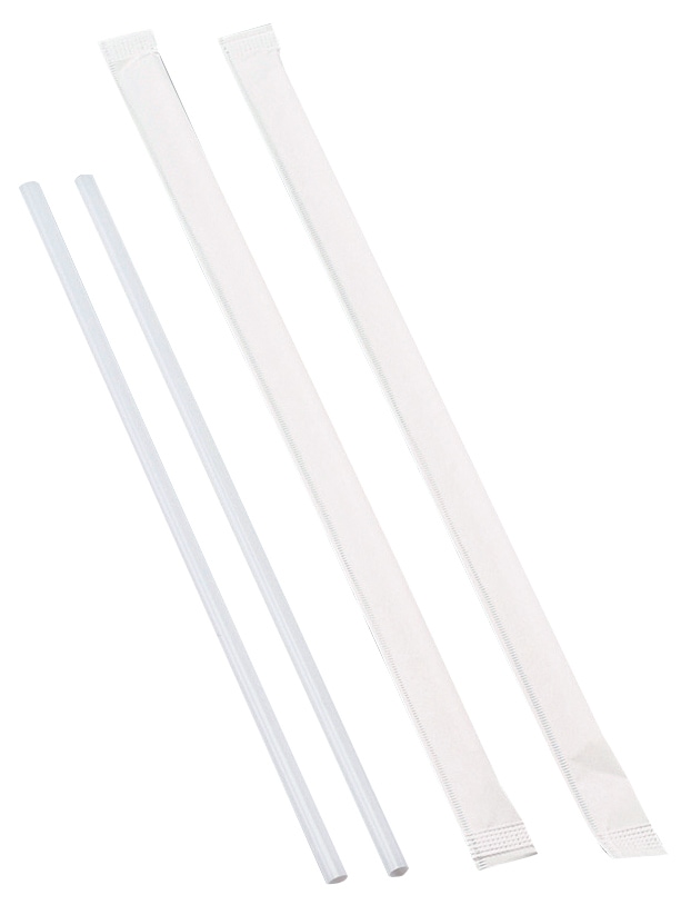 ストレートストロー紙袋入(500本入)φ4.5×180㎜　直送