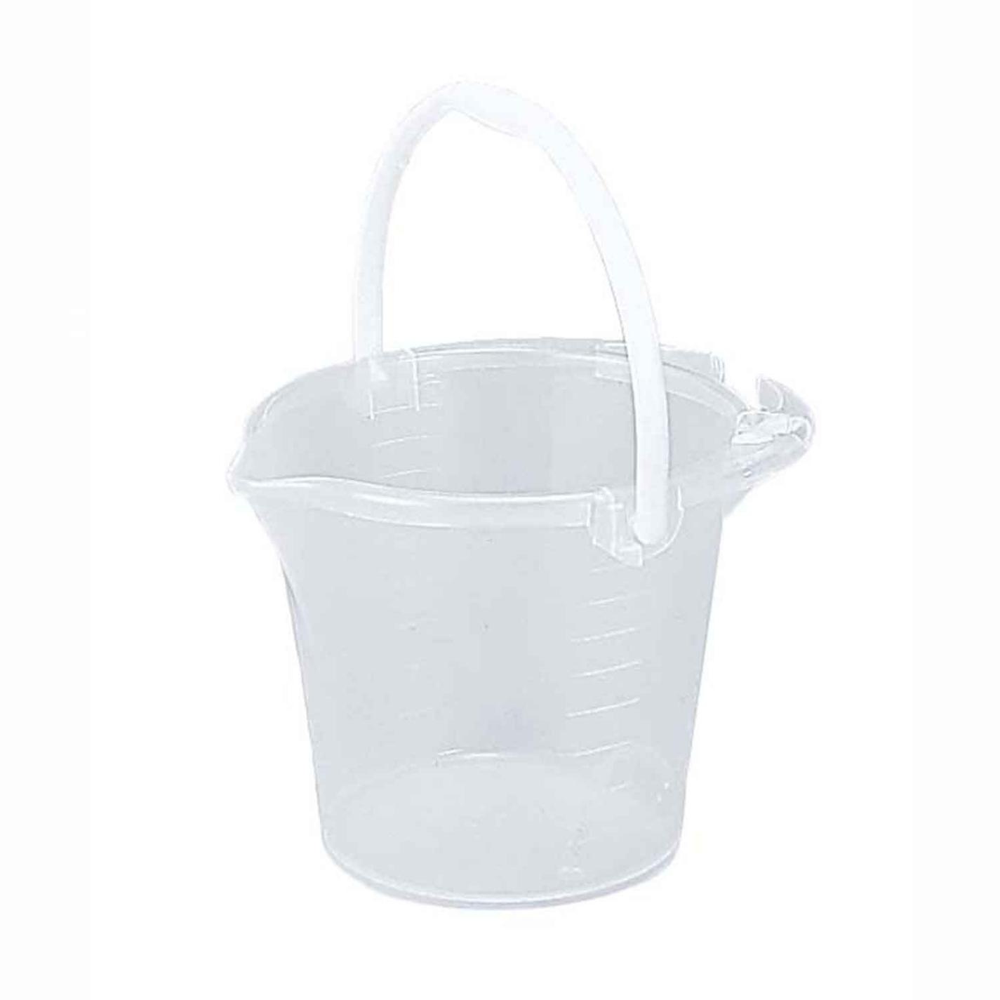 目盛付園芸バケツ10 クリア　直送