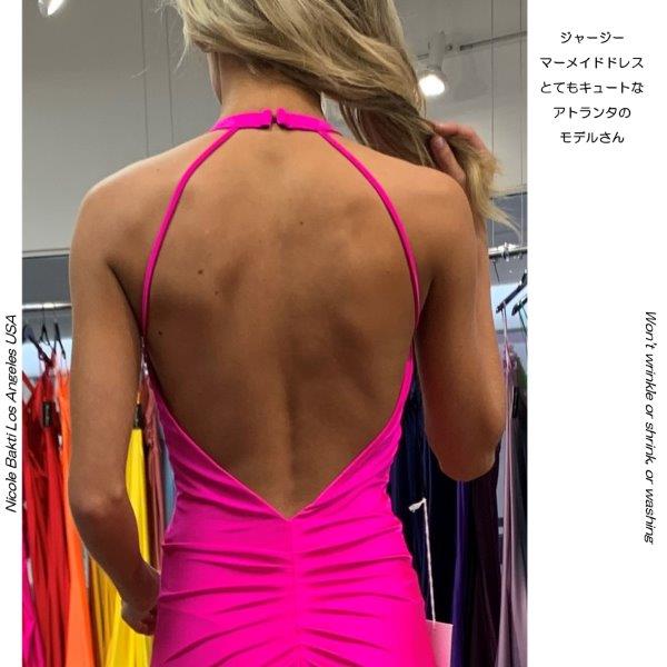 インポートドレス シャンソン ジャズ 声楽 ホルターネック ピアノ