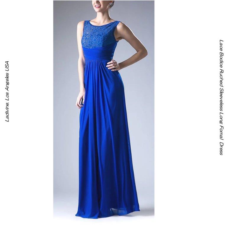 ピアノ演奏 ノースリーブ 声楽 楽器演奏 ロイヤルブルー レイシー  