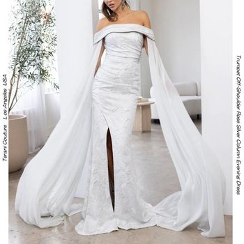 TERANI COUTURE #2721 SILVER �����ɥ����ץɥ쥹�å��ե������� ���㥬���� ���ղ񡦥���ɥ쥹