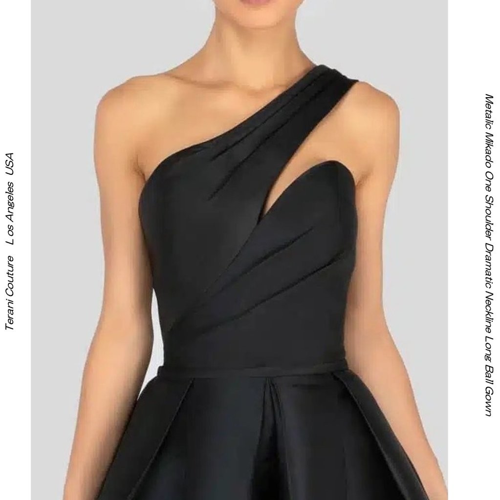 TERANI COUTURE E9180 �ץ饹������ �ܡ��륬���� BLACK/GOLD�å�󥷥����� �᥿��å��ߥ��� �饰���奢�꡼�ɥ쥹