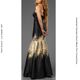 TERANI COUTURE P0177 BLACK/GOLD �᥿��å��ߥ��� �ȥ��ڥåȥɥ쥹�å��������ȥϡ��ȥͥå� ���ڱ��� ����󥽥���� ���֥˥󥰥ɥ쥹 ��åɥ����ڥå��б�