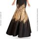 TERANI COUTURE P0177 BLACK/GOLD �᥿��å��ߥ��� �ȥ��ڥåȥɥ쥹�å��������ȥϡ��ȥͥå� ���ڱ��� ����󥽥���� ���֥˥󥰥ɥ쥹 ��åɥ����ڥå��б�