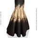 TERANI COUTURE P0177 BLACK/GOLD �᥿��å��ߥ��� �ȥ��ڥåȥɥ쥹�å��������ȥϡ��ȥͥå� ���ڱ��� ����󥽥���� ���֥˥󥰥ɥ쥹 ��åɥ����ڥå��б�
