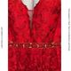 ��JULIET DRESS�� ���ղ�ɥ쥹 UW36224 �֡������ûɽ��졼��A�饤��ܡ��륬���� ���ڡ��ԥ���ȯɽ���RED/YELLOW