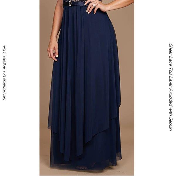 ピアノ演奏 ノースリーブ 声楽 楽器演奏 ネイビーブルー レイシー  