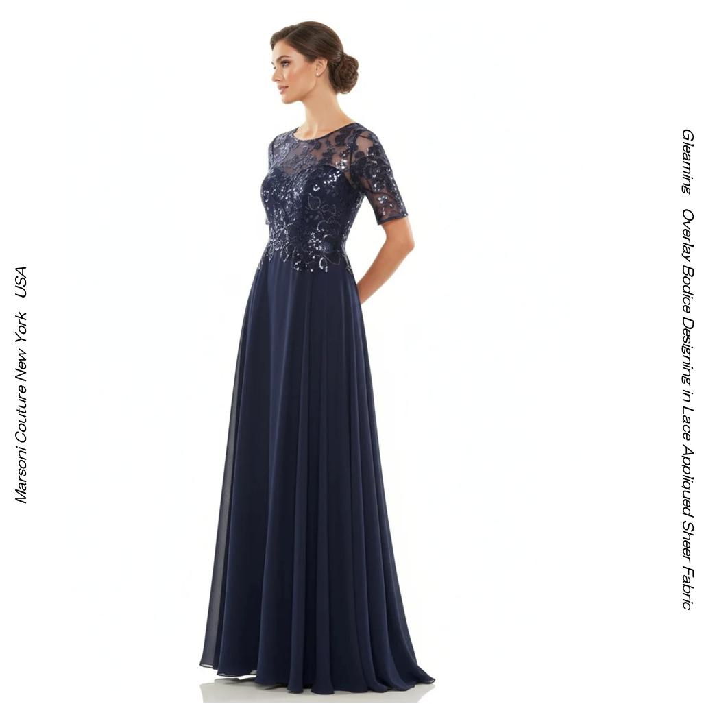 MARSONI COUTURE NEW YORK �ͥ��ӡ� 7ʬµ���塼��졼�� ����ѥ������󥰥ɥ쥹�å᥿��å����ѥ󥳡���ɽ� �ޥ������ɥ쥹 ���ղ��ѥɥ쥹 UE27M286