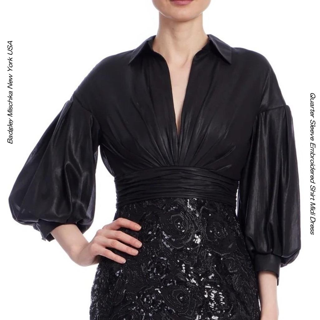 Badgley Mischka �֥�å� �᥿��å��졼���ɽ��֥饦���ɥå��� �ߥǥ��ɥ쥹��µ�դ� ���쥬��ȥ����ƥ�ɥ쥹 ���ղ񡦥ѡ��ƥ����� ɨ��ɥ쥹 UE36BSD5319