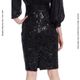 Badgley Mischka �֥�å� �᥿��å��졼���ɽ��֥饦���ɥå��� �ߥǥ��ɥ쥹��µ�դ� ���쥬��ȥ����ƥ�ɥ쥹 ���ղ񡦥ѡ��ƥ����� ɨ��ɥ쥹 UE36BSD5319