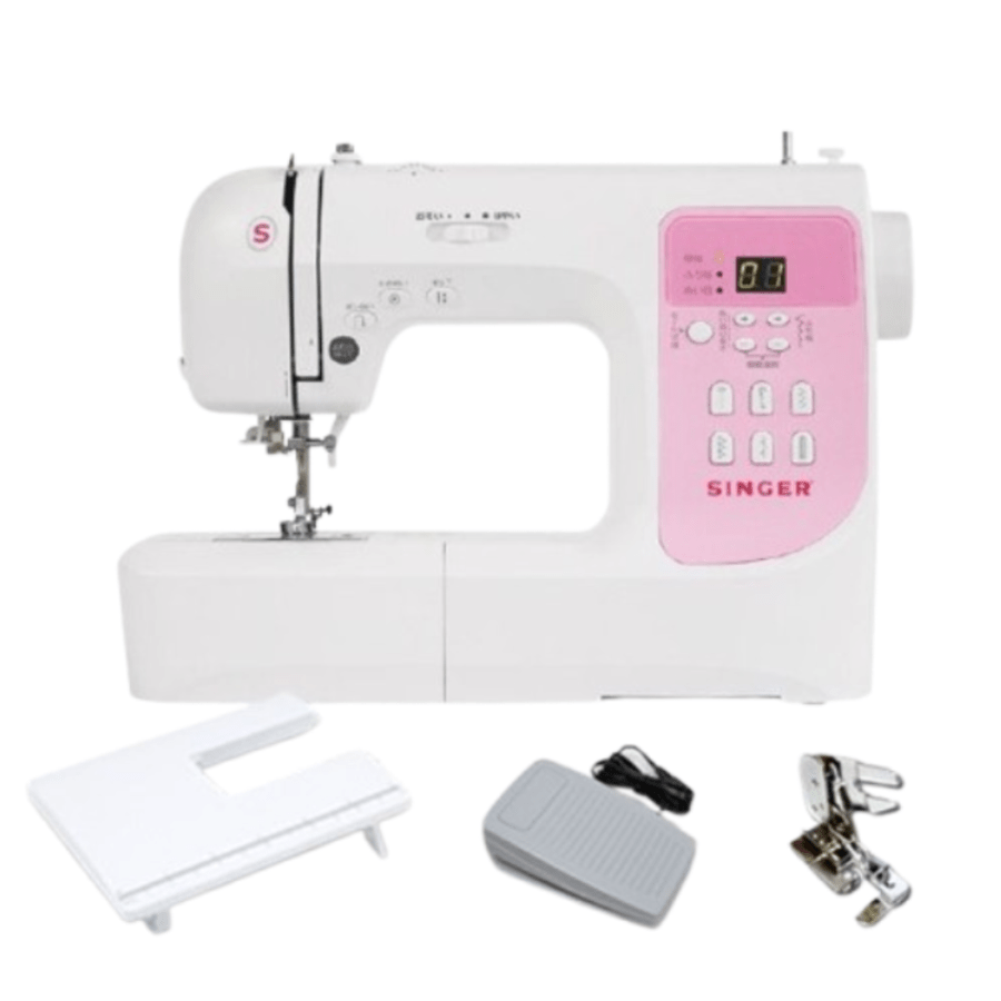 シンガー コンピューターミシン SN777α3 WhitePink