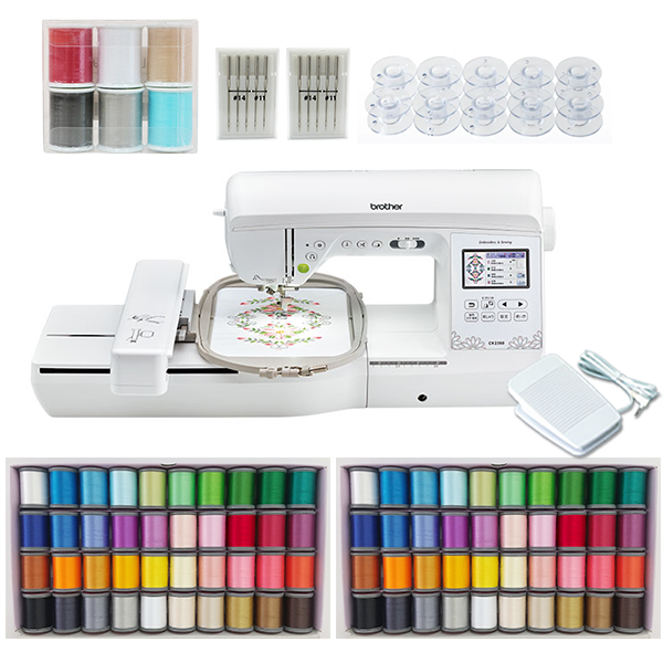 ブラザー コンピュータミシン 刺しゅうミシン CR2500 EMG0701