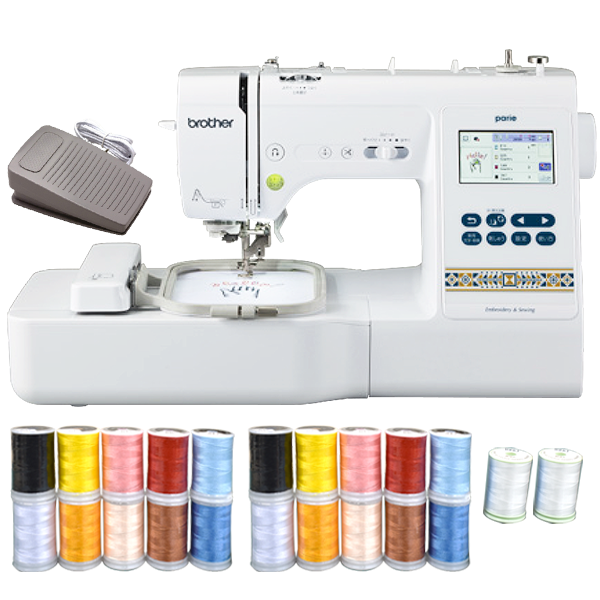 ブラザー コンピュータミシン 刺しゅうミシン Parie EMM1901