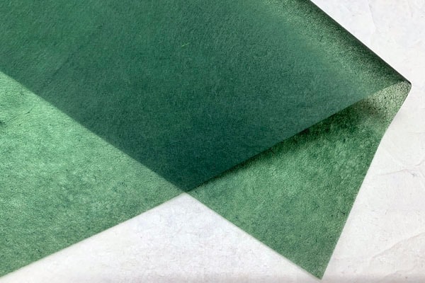 典具帖紙 無地染め 9 モスグリーンの通販サイト【紙市楽座】