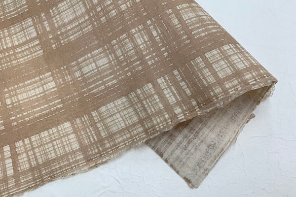 柿渋 刷毛目和紙 格子の通販サイト【紙市楽座】