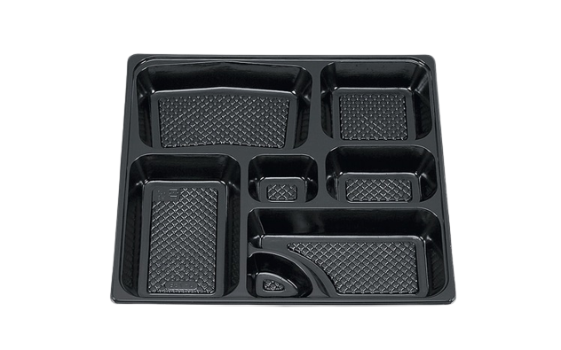 U-75-B 黒 中仕切（ケース販売のみ） | 食品容器,弁当容器/仕出し容器