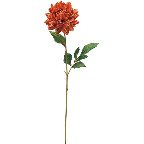 リアフローラ 造花 ダリアデュロス ブラウン