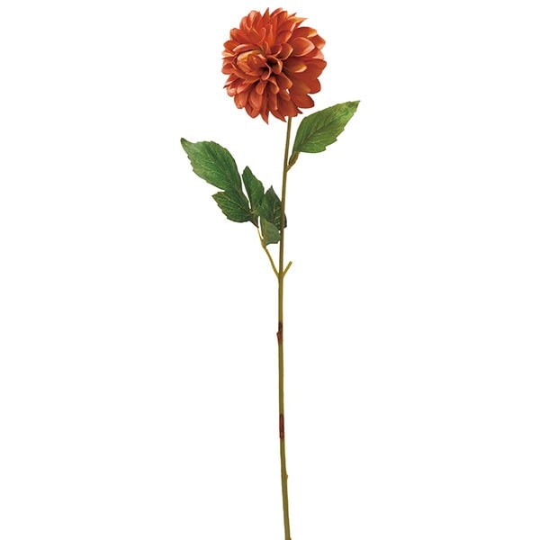 リアフローラ 造花 ダリアブルック ブラウン