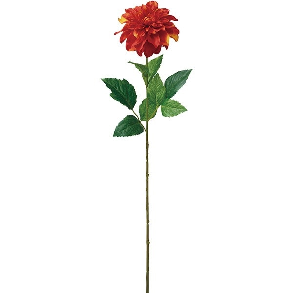 リアフローラ 造花 ダリアスプレー オレンジ