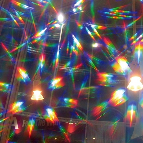 クロスター(糊なしタイプ) 1016mm幅 屋内用透明ホログラムフィルム