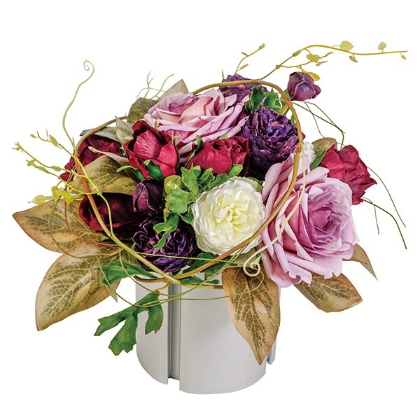 リアフローラ 造花 RAL0007 ローズ