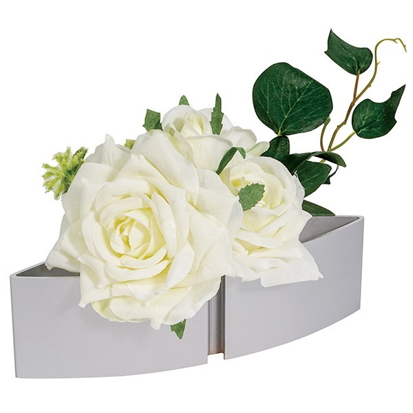 リアフローラ 造花 RAL103 ホワイトローズ