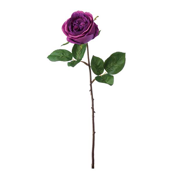 リアフローラ 造花 オールドローズ ダークラベンダー