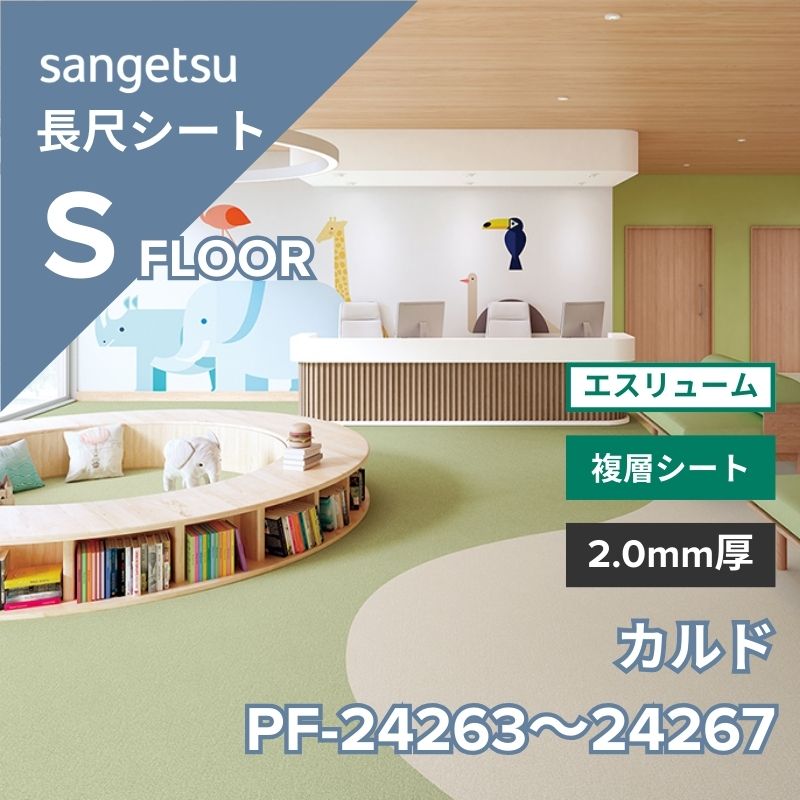 サンゲツ 長尺シート PF-24263～PF-24267 エスリューム カルド