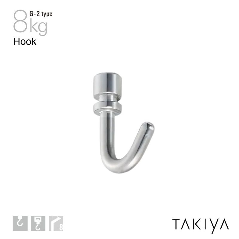 G2スライドフック(先入用) 8kg [G-2 type] タキヤ